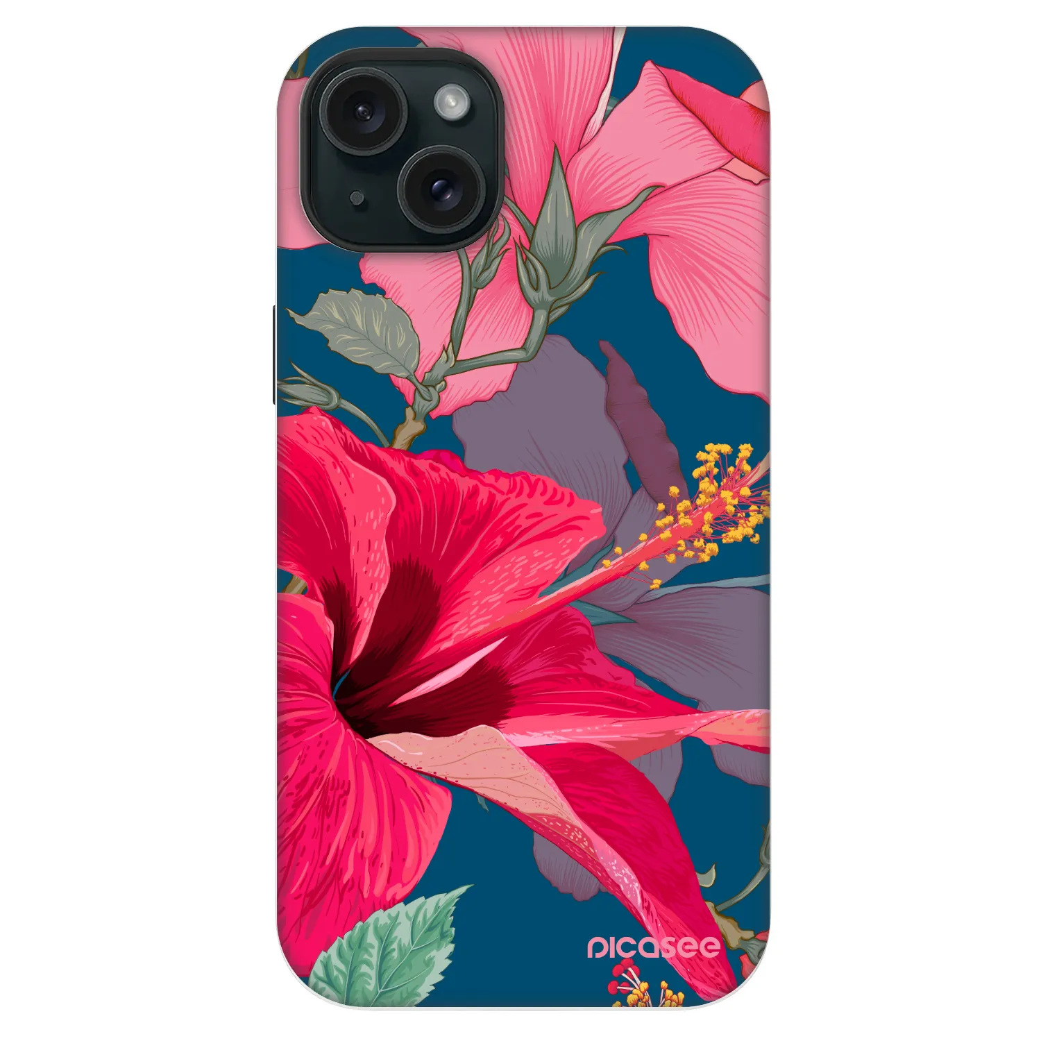Picasee Fashion Case MagSafe pentru Apple iPhone 14 Plus - Hibiscus