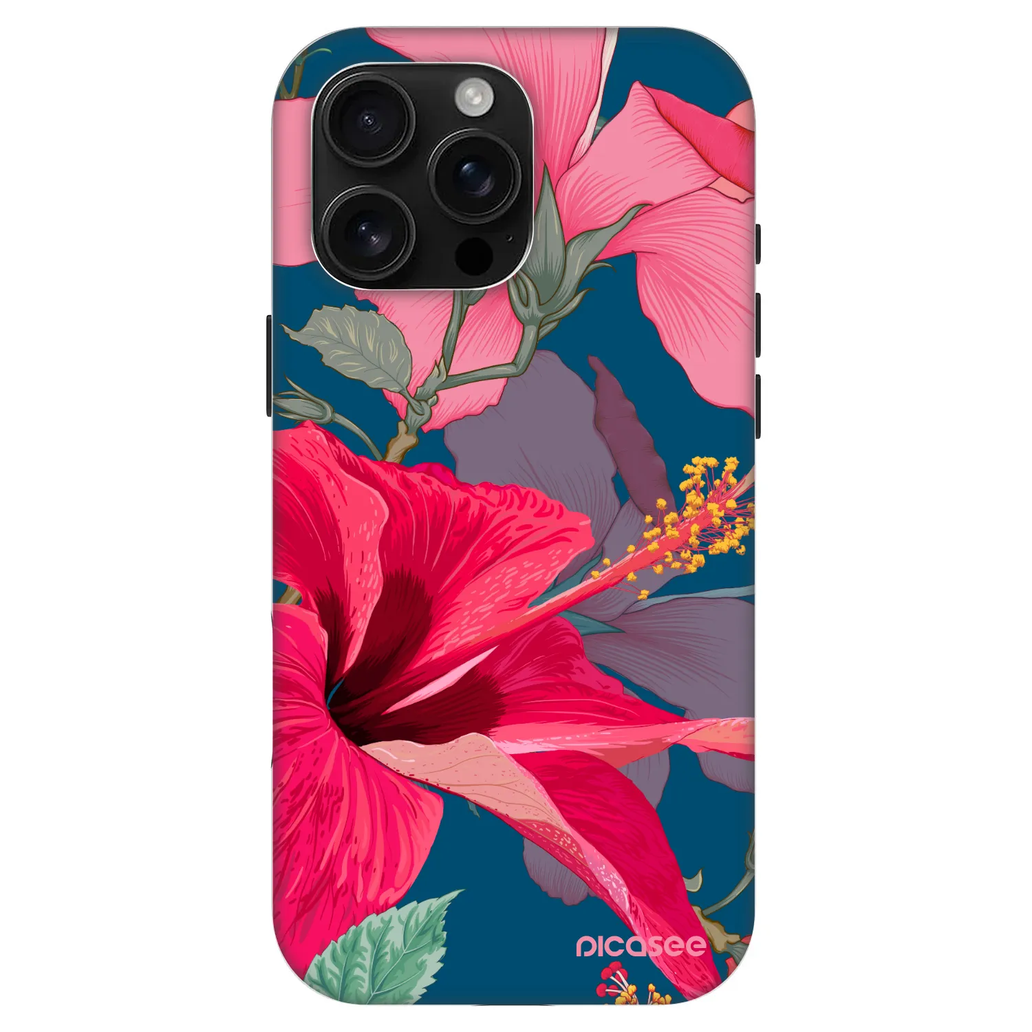 Picasee Fashion Case MagSafe pentru Apple iPhone 16 Pro Max - Hibiscus