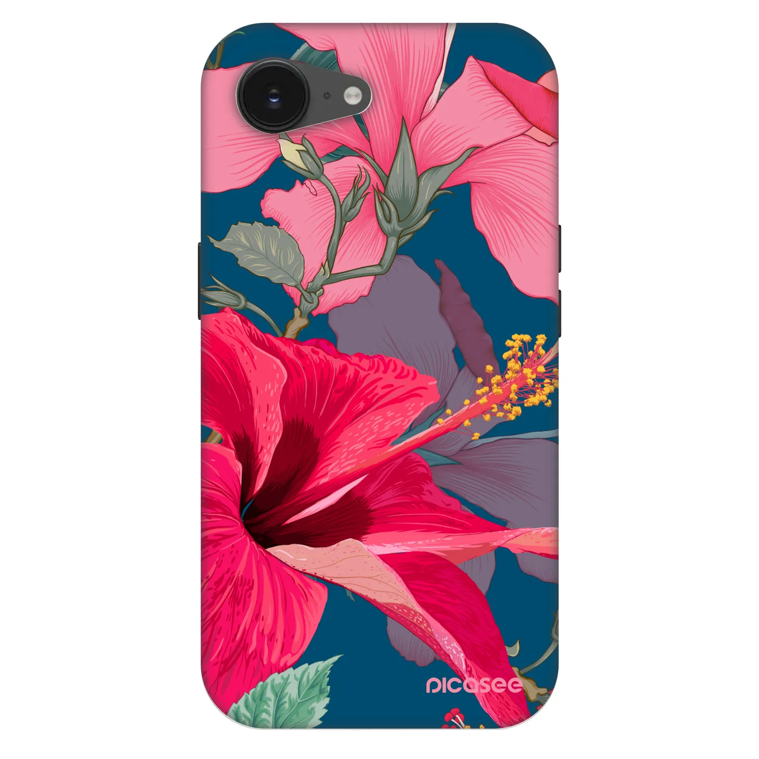 Picasee Fashion Case MagSafe pentru Apple iPhone 16e - Hibiscus