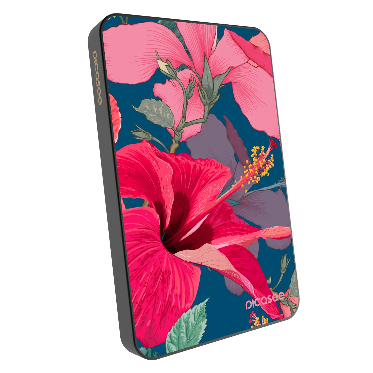 Picasee Powerbank cu MagSafe 5 000 mAh Gri - Hibiscus