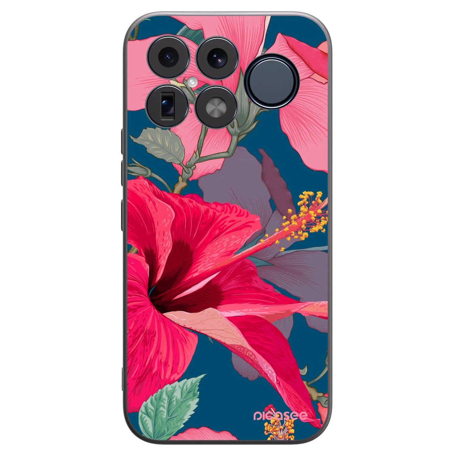 Picasee husă neagră din silicon pentru Xiaomi Poco F8 Ultra - Hibiscus