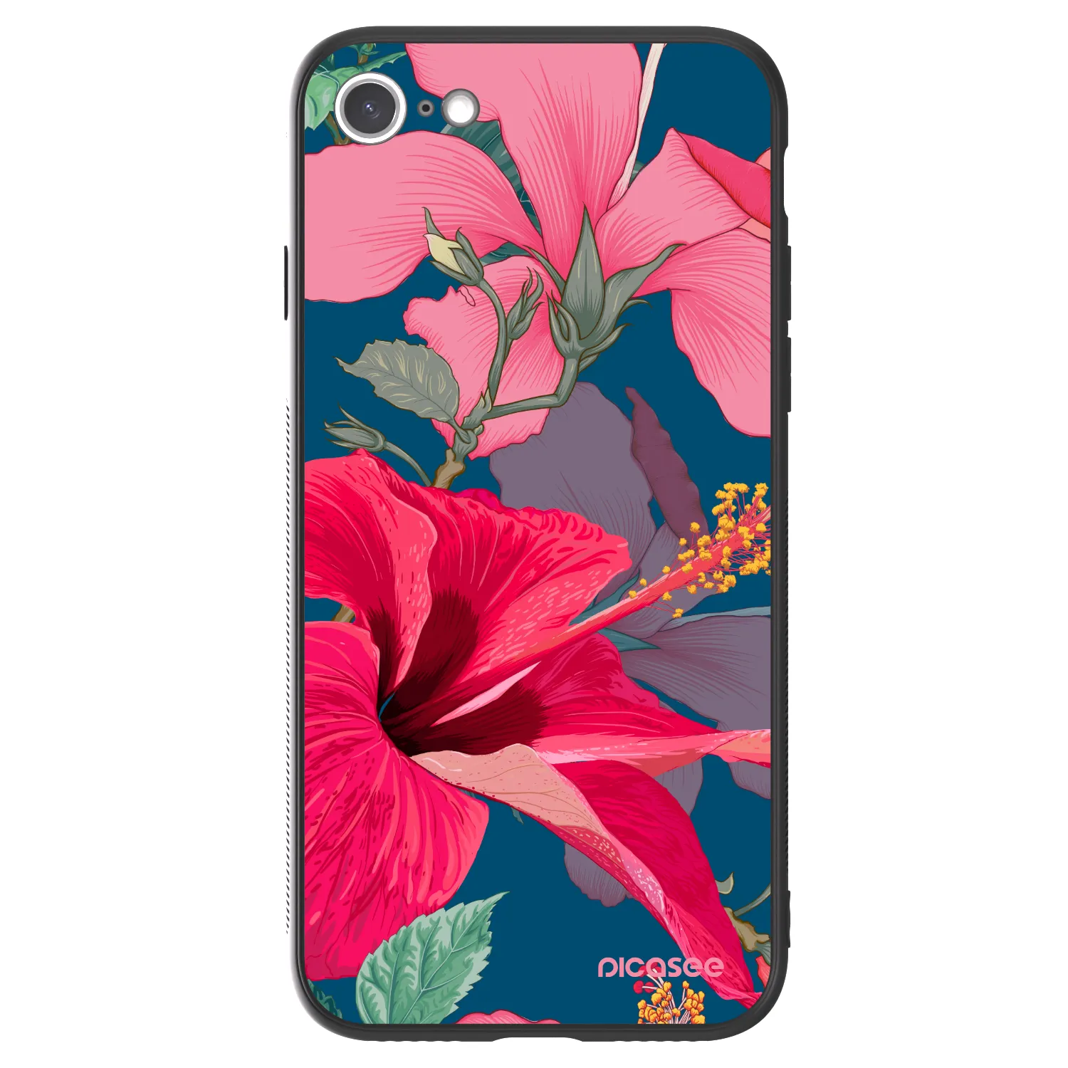 Picasee ULTIMATE CASE pentru Apple iPhone 7 - Hibiscus