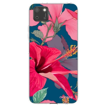 Picasee husă transparentă din silicon pentru Huawei Y5P - Hibiscus