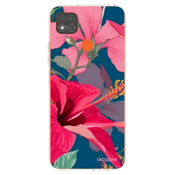 Picasee husă transparentă din silicon pentru Xiaomi Redmi 9C - Hibiscus