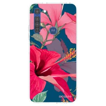 Husă pentru Motorola Moto G8 - Hibiscus