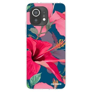 Picasee husă transparentă din silicon pentru Xiaomi Mi 11 - Hibiscus