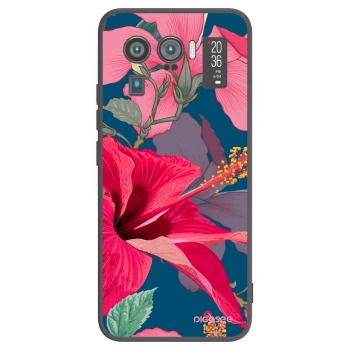 Picasee husă neagră din silicon pentru Xiaomi Mi 11 Ultra - Hibiscus
