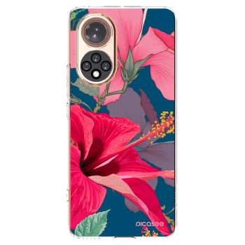 Picasee husă transparentă din silicon pentru Honor 50 5G - Hibiscus