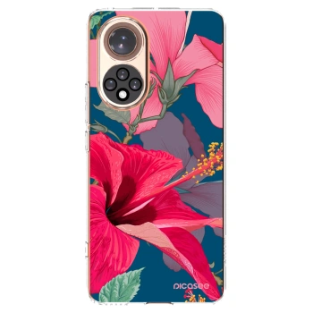 Picasee husă transparentă din silicon pentru Huawei Nova 9 - Hibiscus