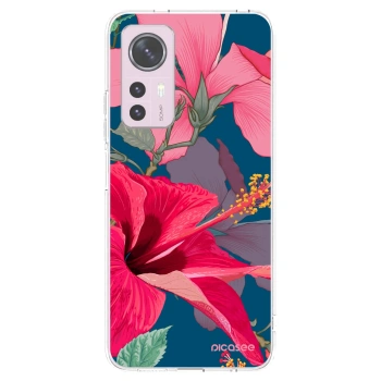Picasee husă transparentă din silicon pentru Xiaomi 12 - Hibiscus