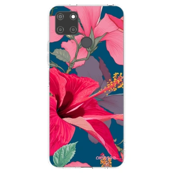 Picasee husă transparentă din silicon pentru Realme C21Y - Hibiscus