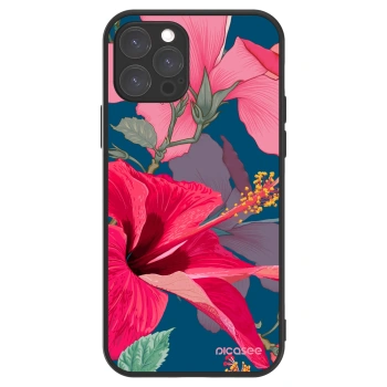 Picasee ULTIMATE CASE MagSafe pentru Apple iPhone 12 Pro - Hibiscus