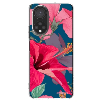 Picasee husă transparentă din silicon pentru Honor X7 - Hibiscus