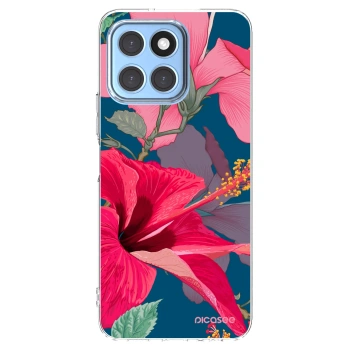 Picasee husă transparentă din silicon pentru Honor X6 - Hibiscus