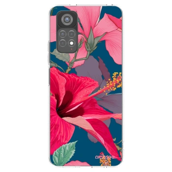 Picasee husă transparentă din silicon pentru Xiaomi Redmi Note 11S 5G - Hibiscus