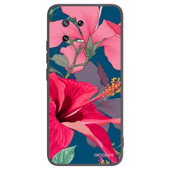 Picasee husă neagră din silicon pentru Xiaomi 13 Pro - Hibiscus