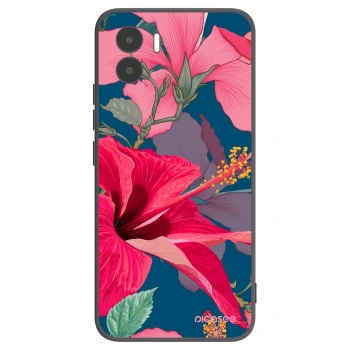 Picasee husă neagră din silicon pentru Xiaomi Redmi A2 - Hibiscus