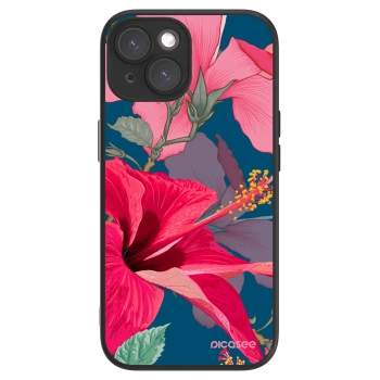 Picasee ULTIMATE CASE MagSafe pentru Apple iPhone 15 - Hibiscus