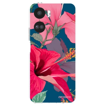 Picasee husă transparentă din silicon pentru Honor 90 Lite 5G - Hibiscus