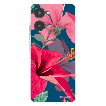 Picasee husă transparentă din silicon pentru Realme 10 4G - Hibiscus