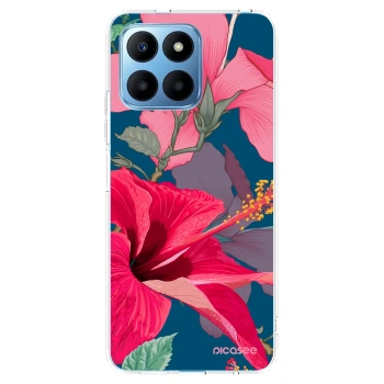 Picasee husă transparentă din silicon pentru Honor 70 Lite - Hibiscus