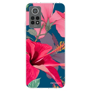 Picasee husă transparentă din silicon pentru Xiaomi Redmi Note 12 Pro 4G - Hibiscus