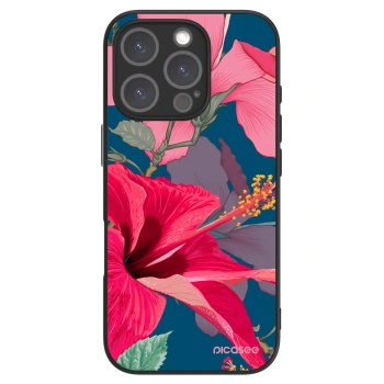 Picasee ULTIMATE CASE MagSafe pentru Apple iPhone 16 Pro - Hibiscus
