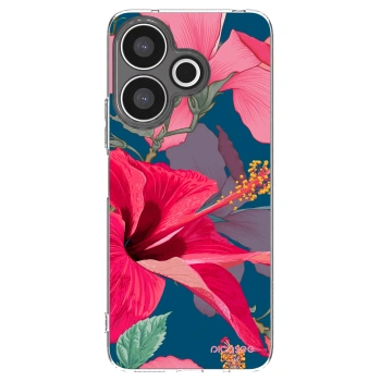 Picasee husă transparentă din silicon pentru Xiaomi Redmi 13 4G - Hibiscus