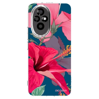 Picasee husă transparentă din silicon pentru Honor 200 Pro 5G - Hibiscus