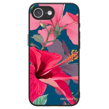 Picasee ULTIMATE CASE MagSafe pentru Apple iPhone 16e - Hibiscus