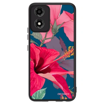 Husă pentru Motorola Moto E14 - Hibiscus