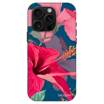 Picasee Fashion Case MagSafe pentru Apple iPhone 16 Pro - Hibiscus
