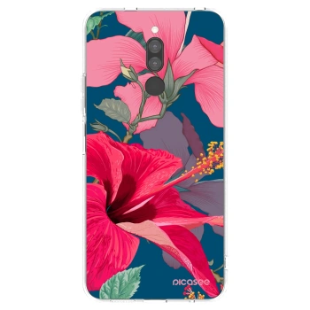 Picasee husă transparentă din silicon pentru Xiaomi Redmi 8 - Hibiscus