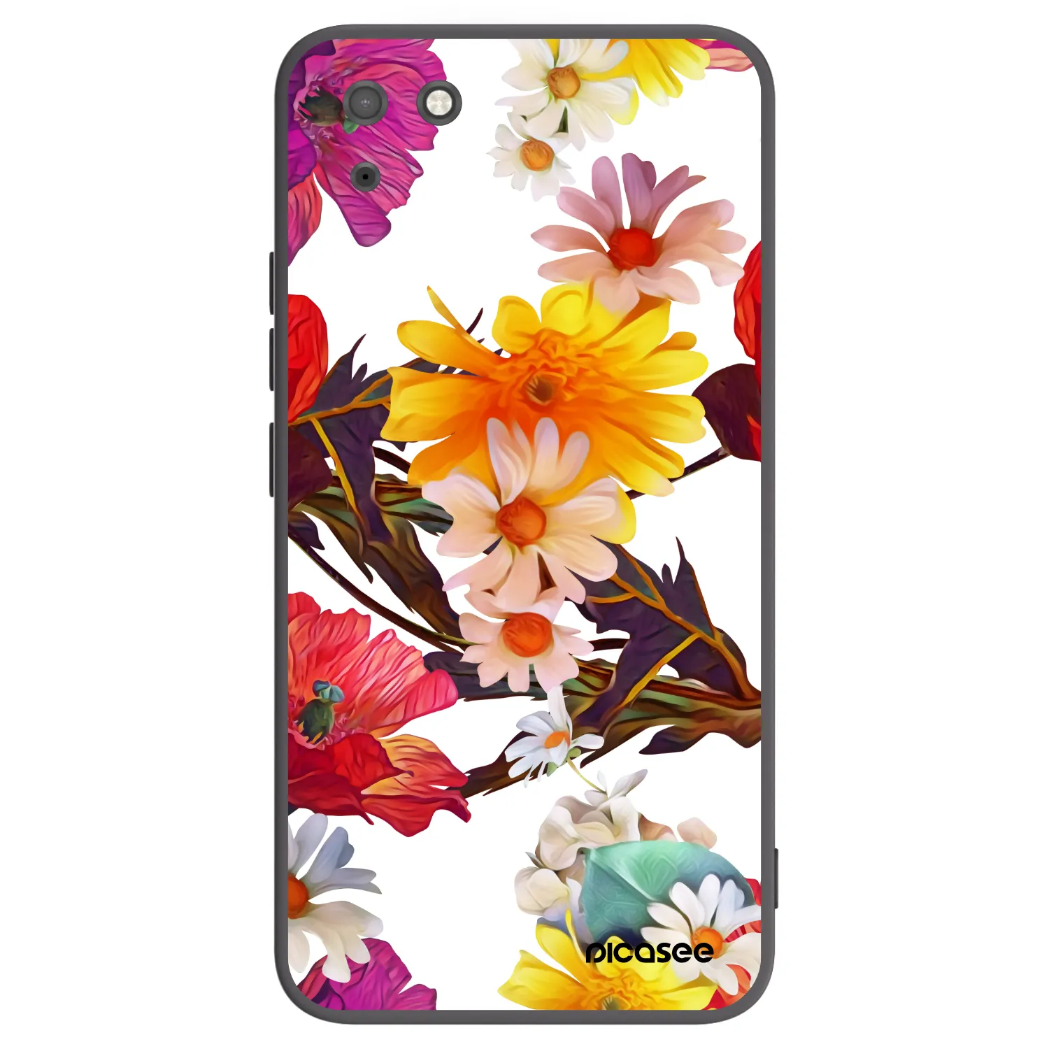 Picasee husă neagră din silicon pentru Huawei Y5P - Meadow