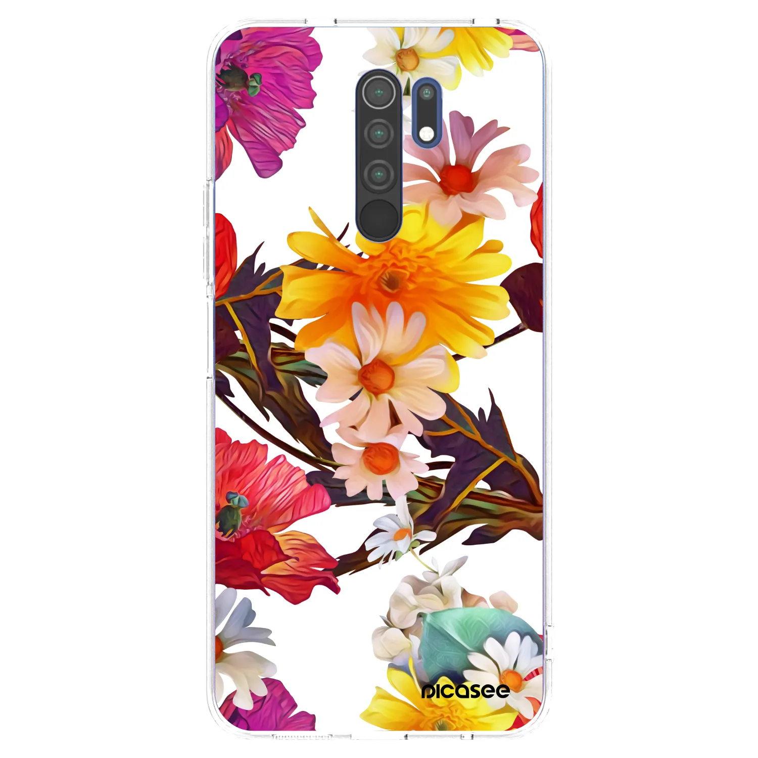 Picasee husă transparentă din silicon pentru Xiaomi Redmi 9 - Meadow