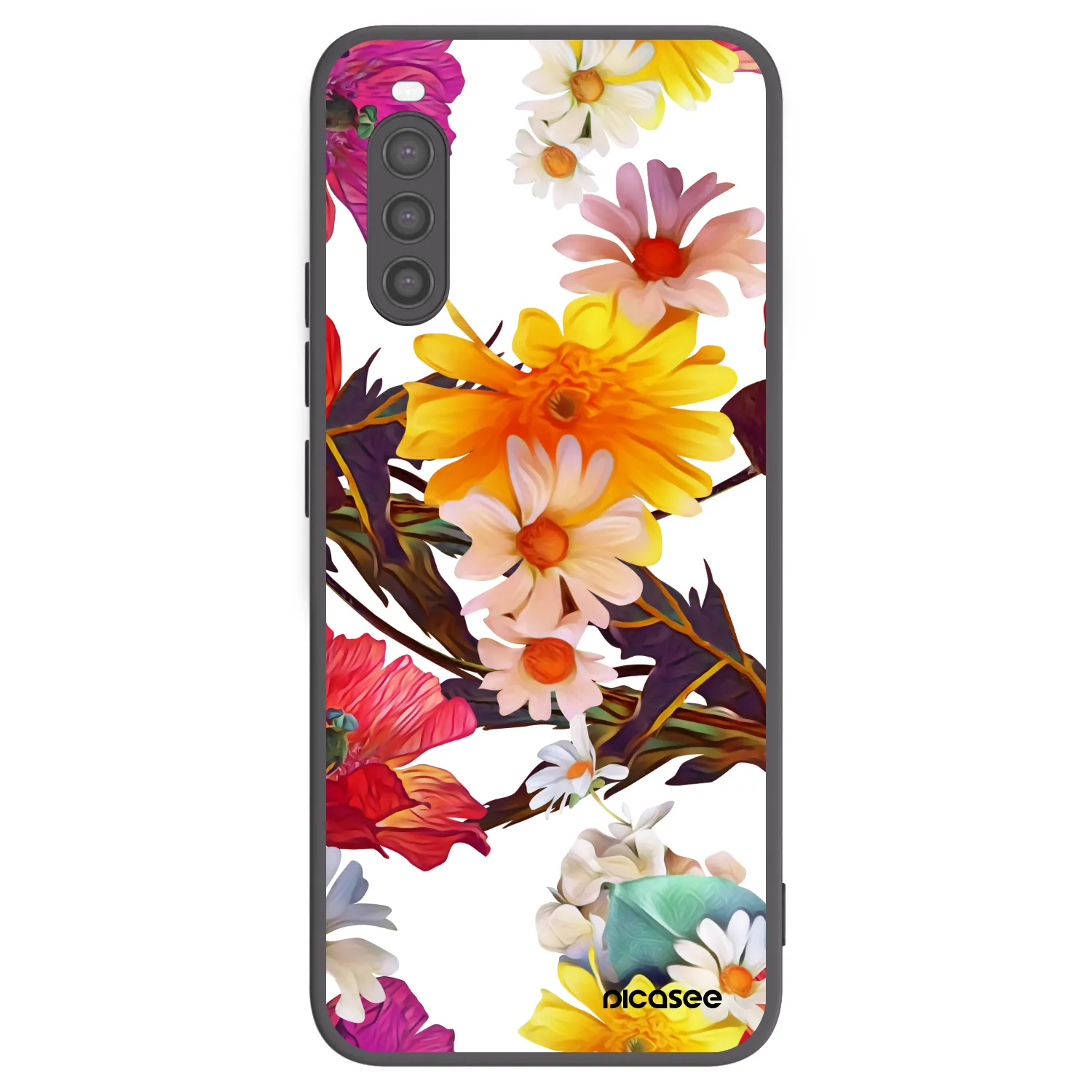 Picasee husă neagră din silicon pentru Sony Xperia 10 II - Meadow