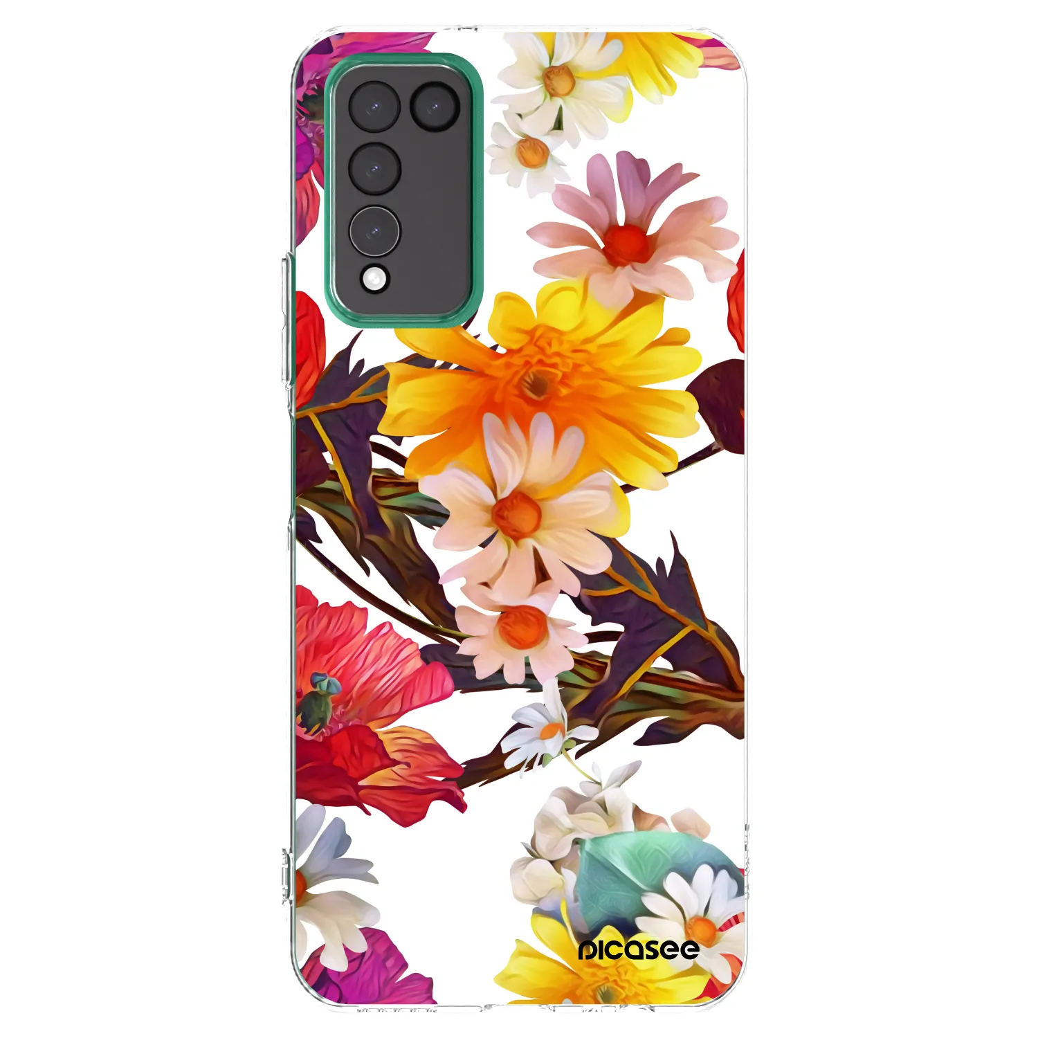 Picasee husă transparentă din silicon pentru Honor 10X Lite - Meadow
