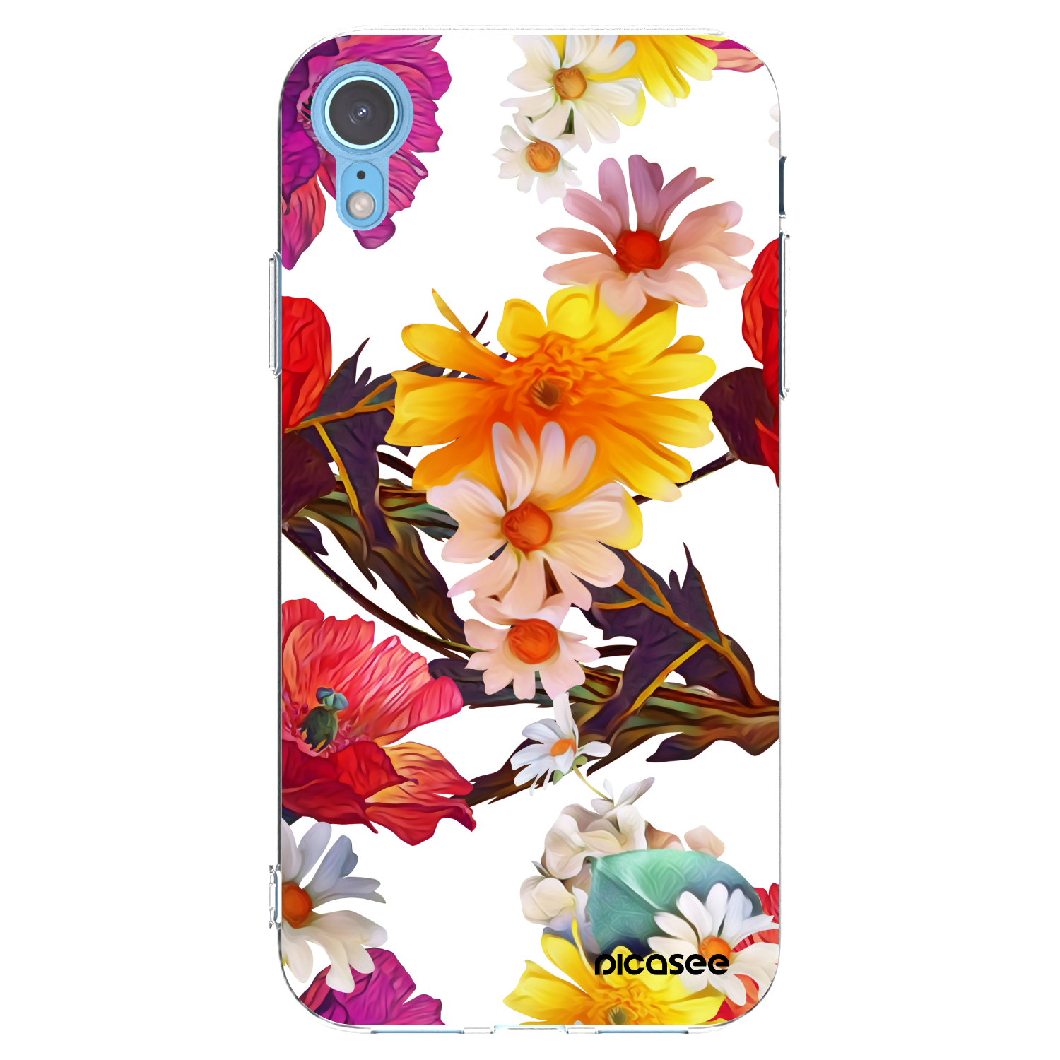 Picasee husă transparentă din silicon pentru Apple iPhone XR - Meadow