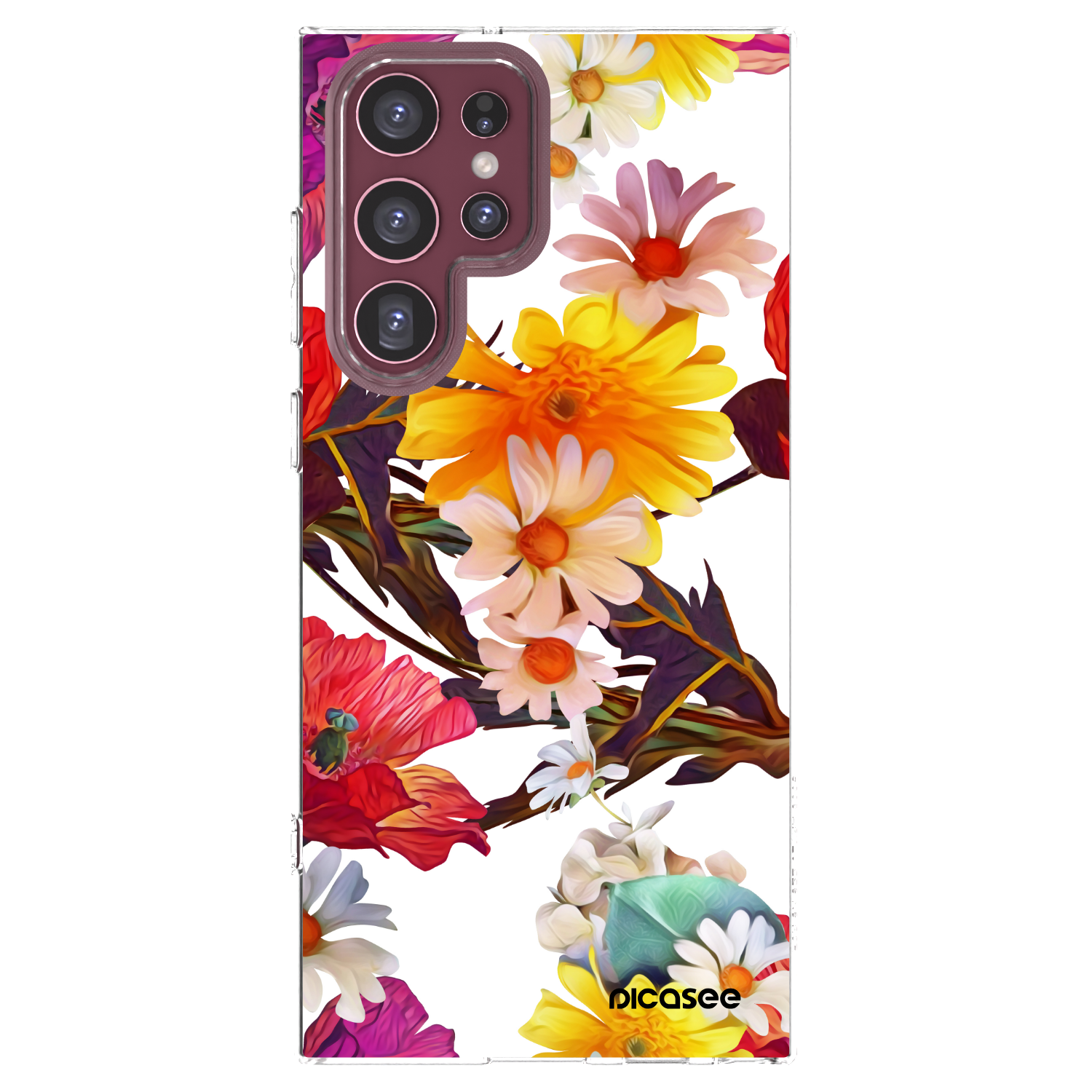 Picasee husă transparentă din silicon pentru Samsung Galaxy S22 Ultra 5G - Meadow