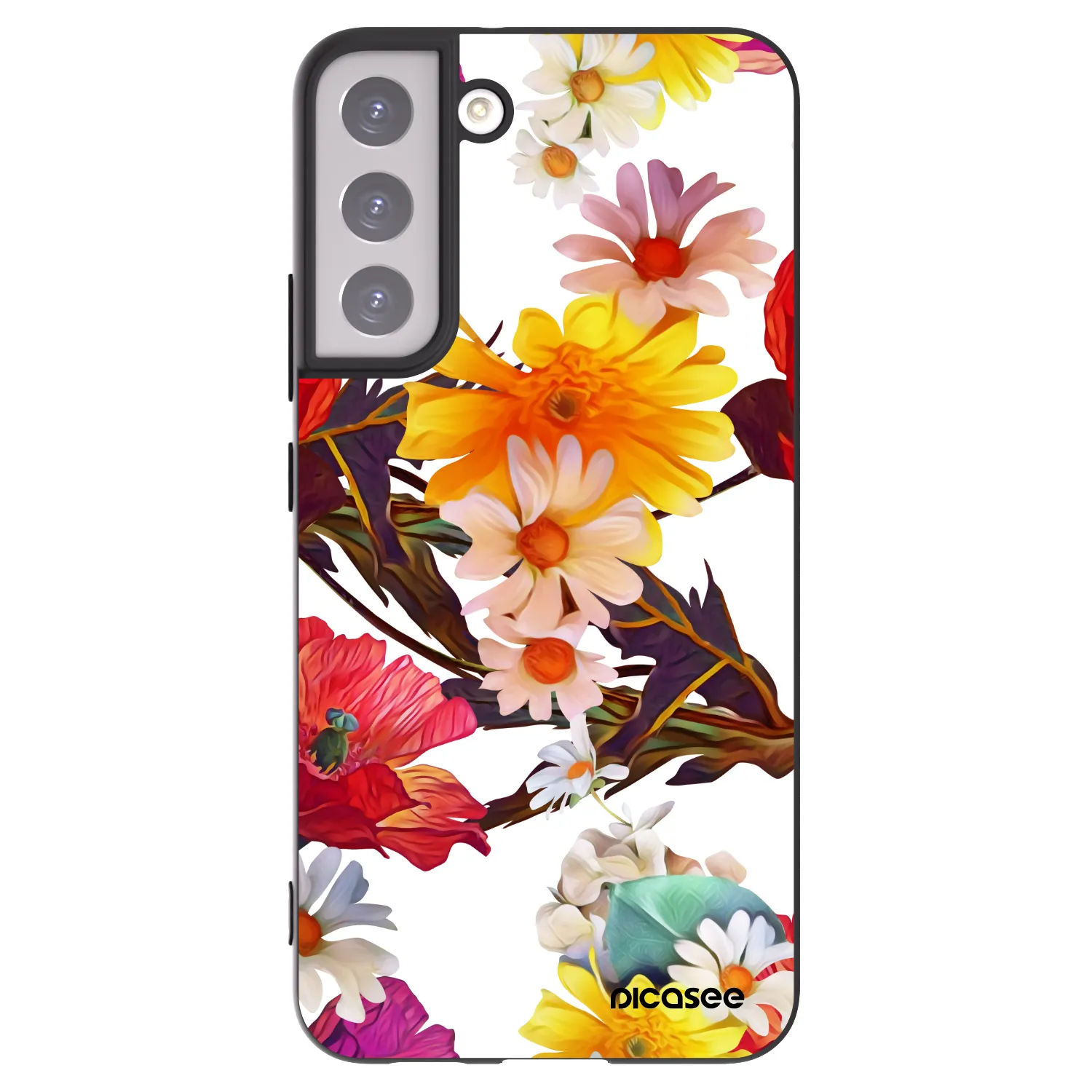 Picasee husă neagră din silicon pentru Samsung Galaxy S22+ 5G - Meadow