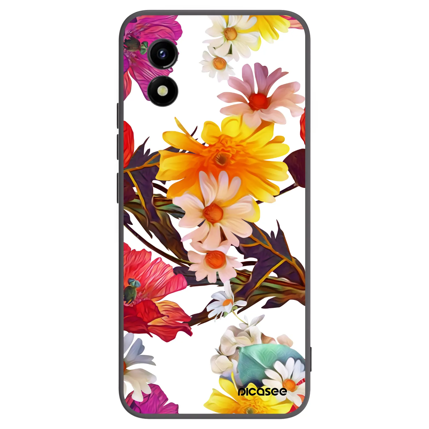 Picasee husă neagră din silicon pentru Vivo Y01 - Meadow