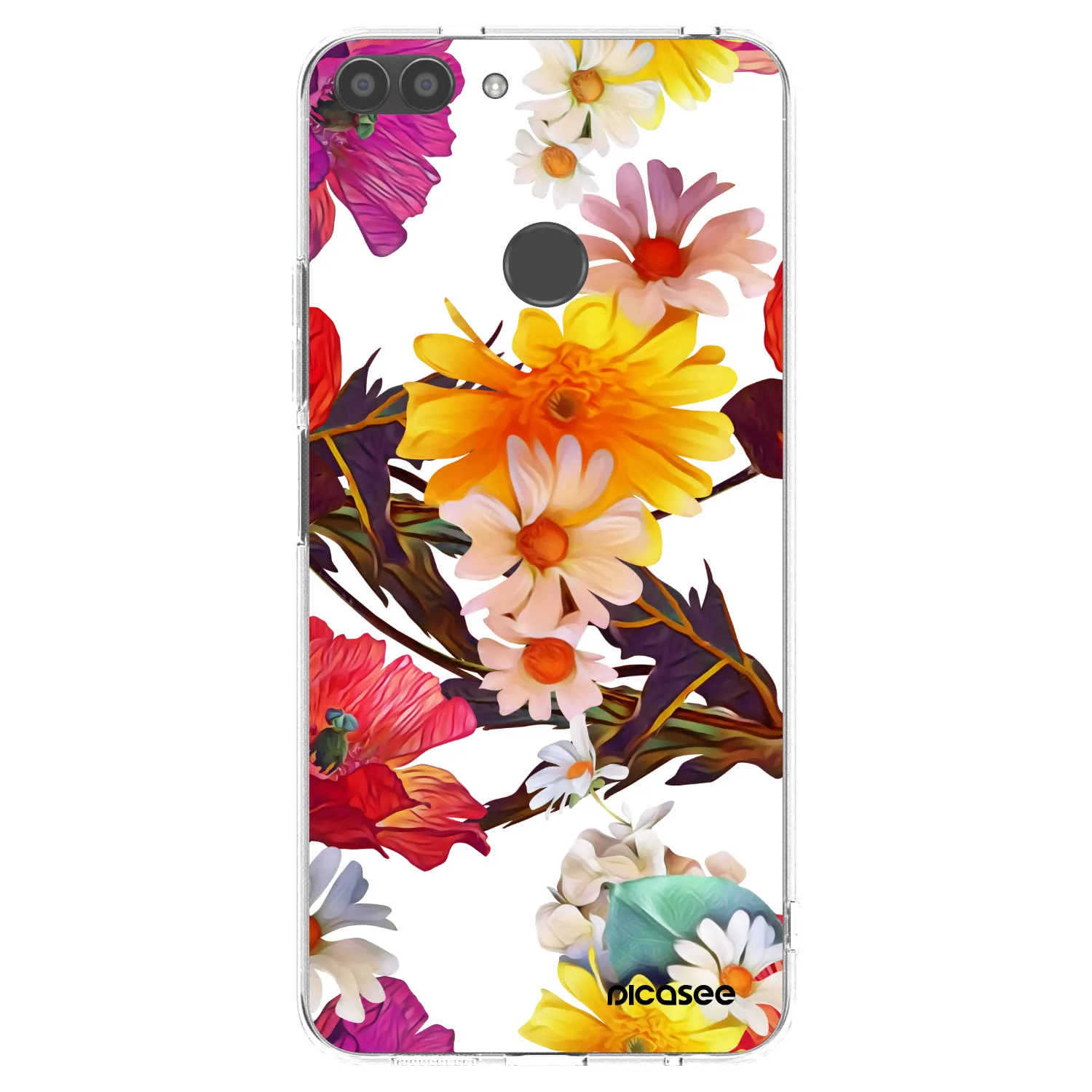 Picasee husă transparentă din silicon pentru Huawei P Smart - Meadow