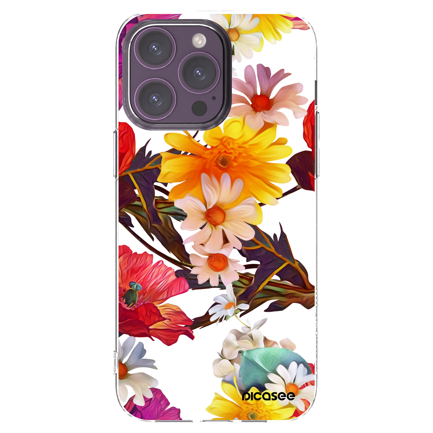 Picasee husă transparentă din silicon pentru Apple iPhone 14 Pro Max - Meadow
