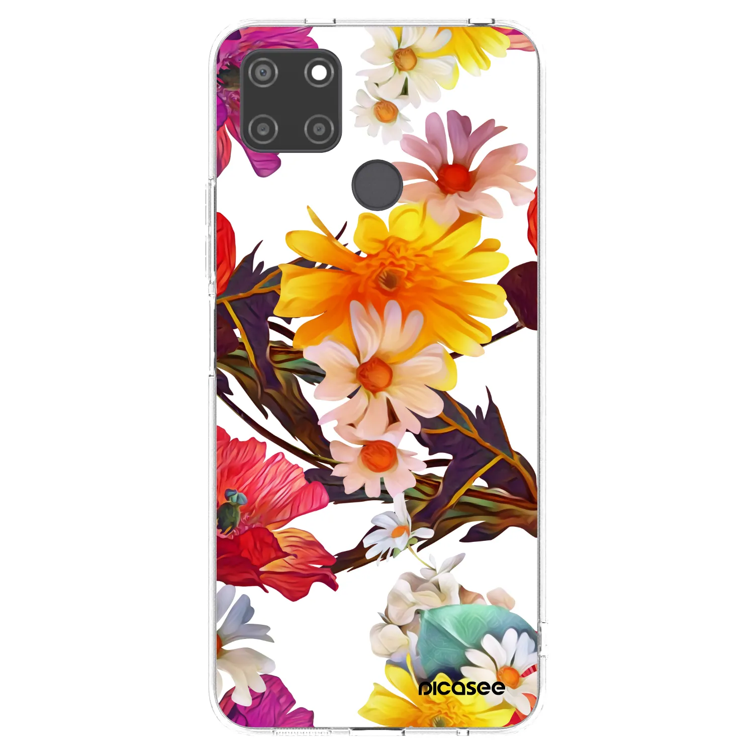 Picasee husă transparentă din silicon pentru Realme C21Y - Meadow