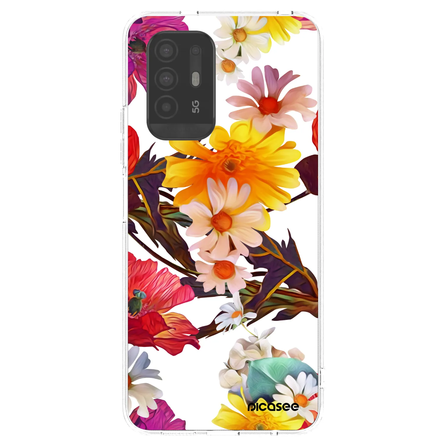 Picasee husă transparentă din silicon pentru OPPO A94 5G - Meadow