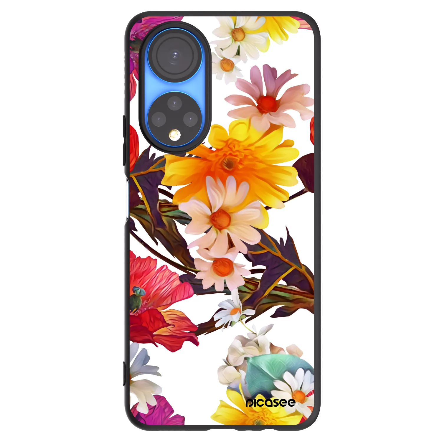 Picasee husă neagră din silicon pentru Honor X7 - Meadow