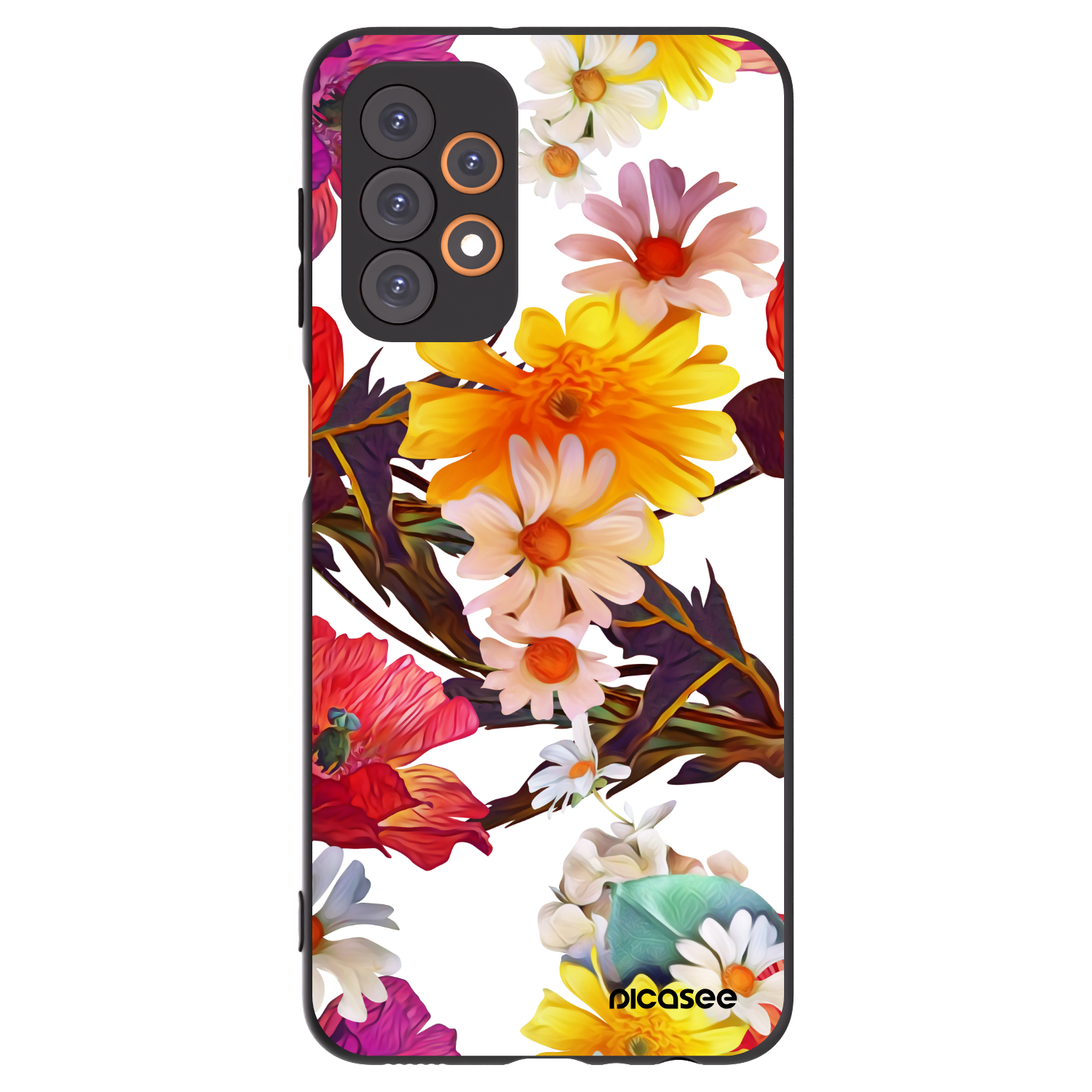 Picasee husă neagră din silicon pentru Samsung Galaxy A23 A235F 4G - Meadow