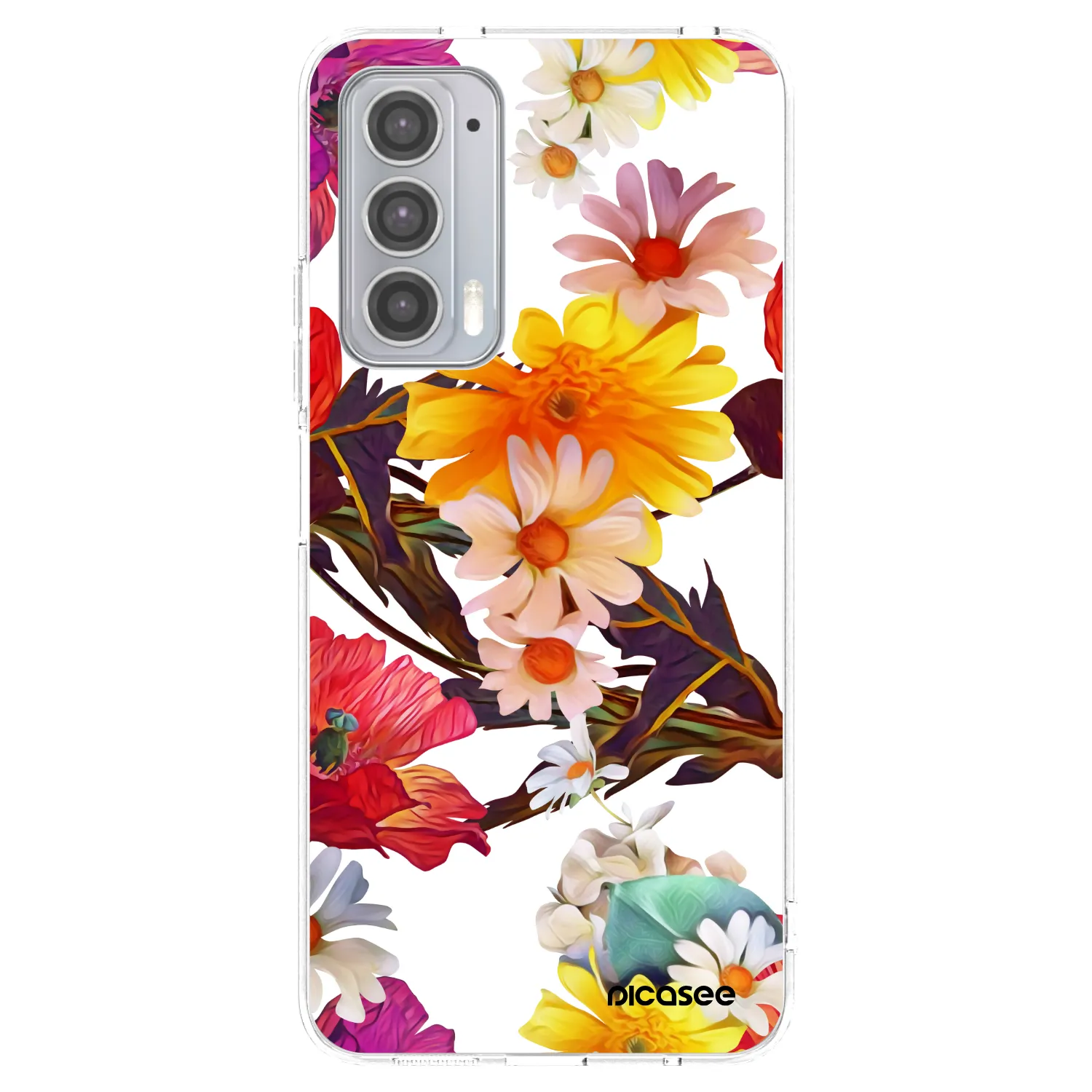 Picasee husă transparentă din silicon pentru Motorola Edge 20 - Meadow