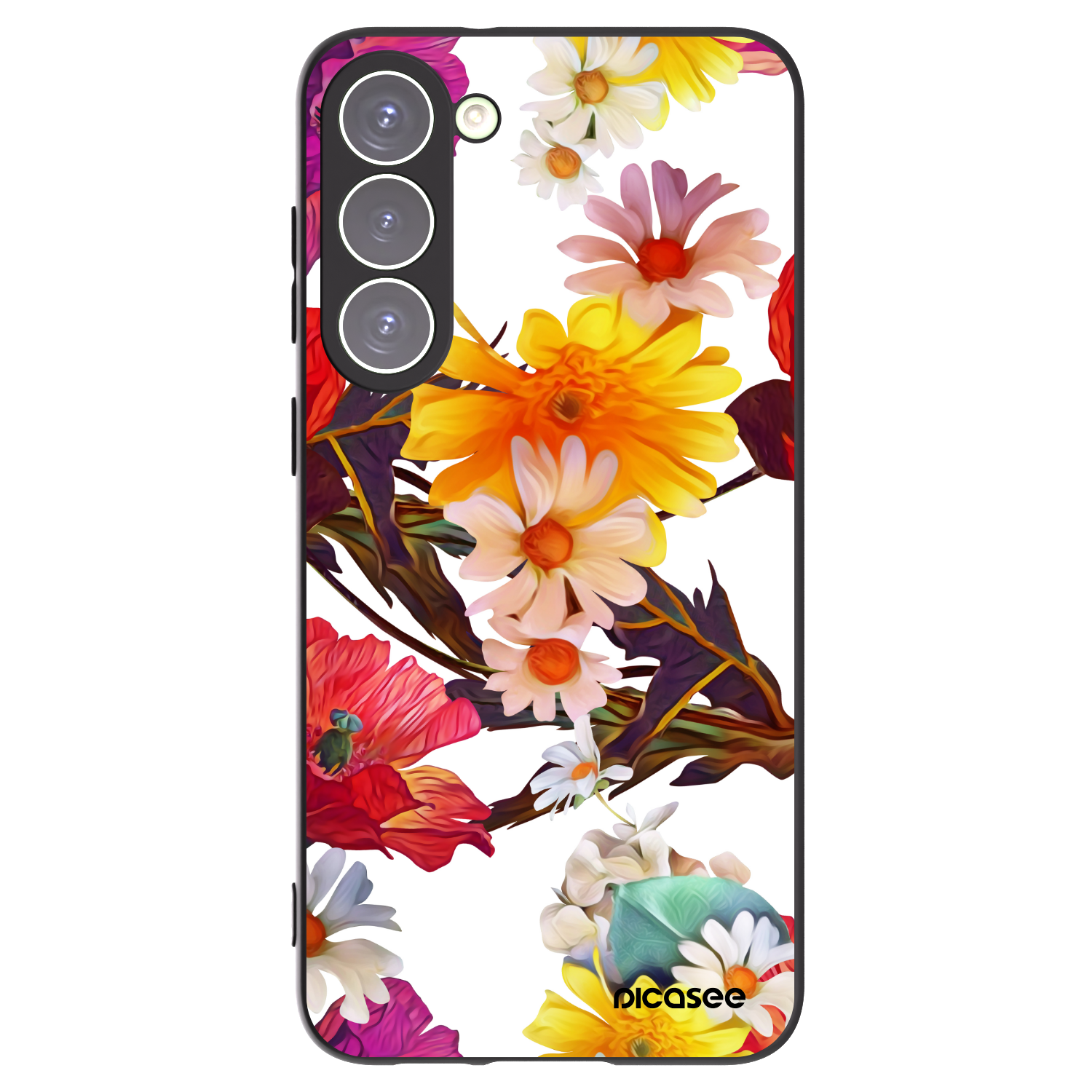 Picasee husă neagră din silicon pentru Samsung Galaxy S23+ 5G - Meadow