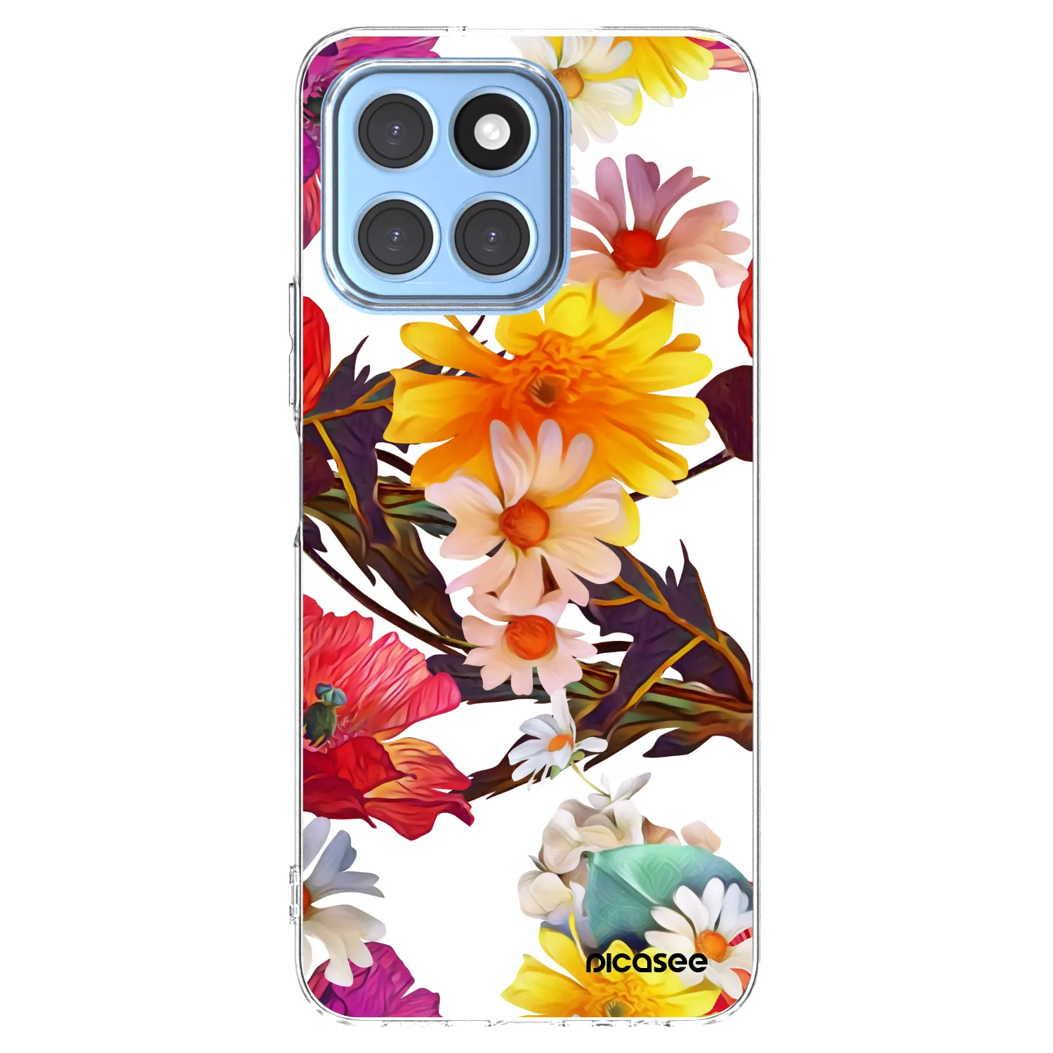 Picasee husă transparentă din silicon pentru Honor X8 5G - Meadow